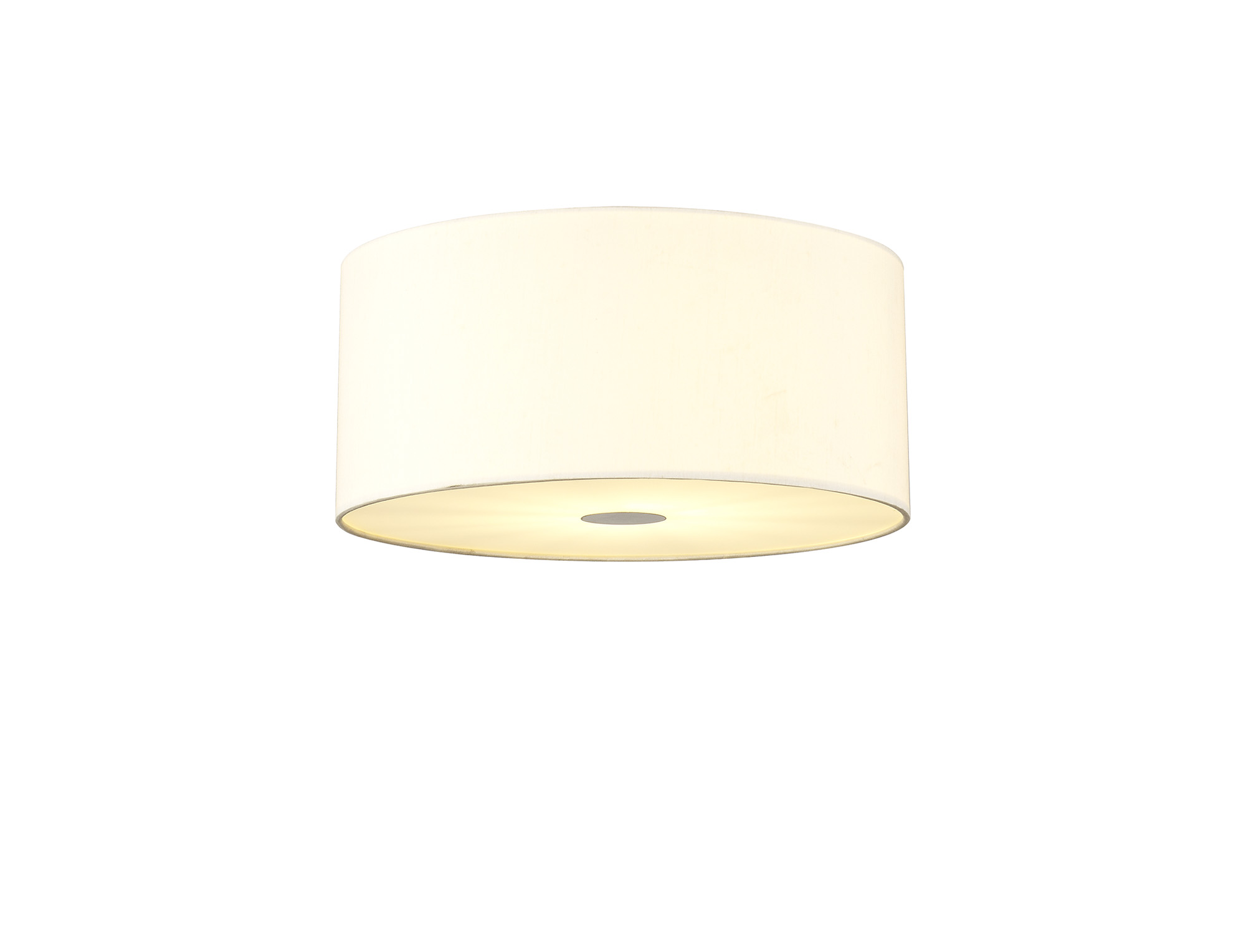 Baymont 40cm Flush 3 Light Ivory Pearl, Frosted/AB Diffuser